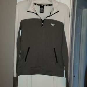 PINK Victoria's Secret quarter zip pullover